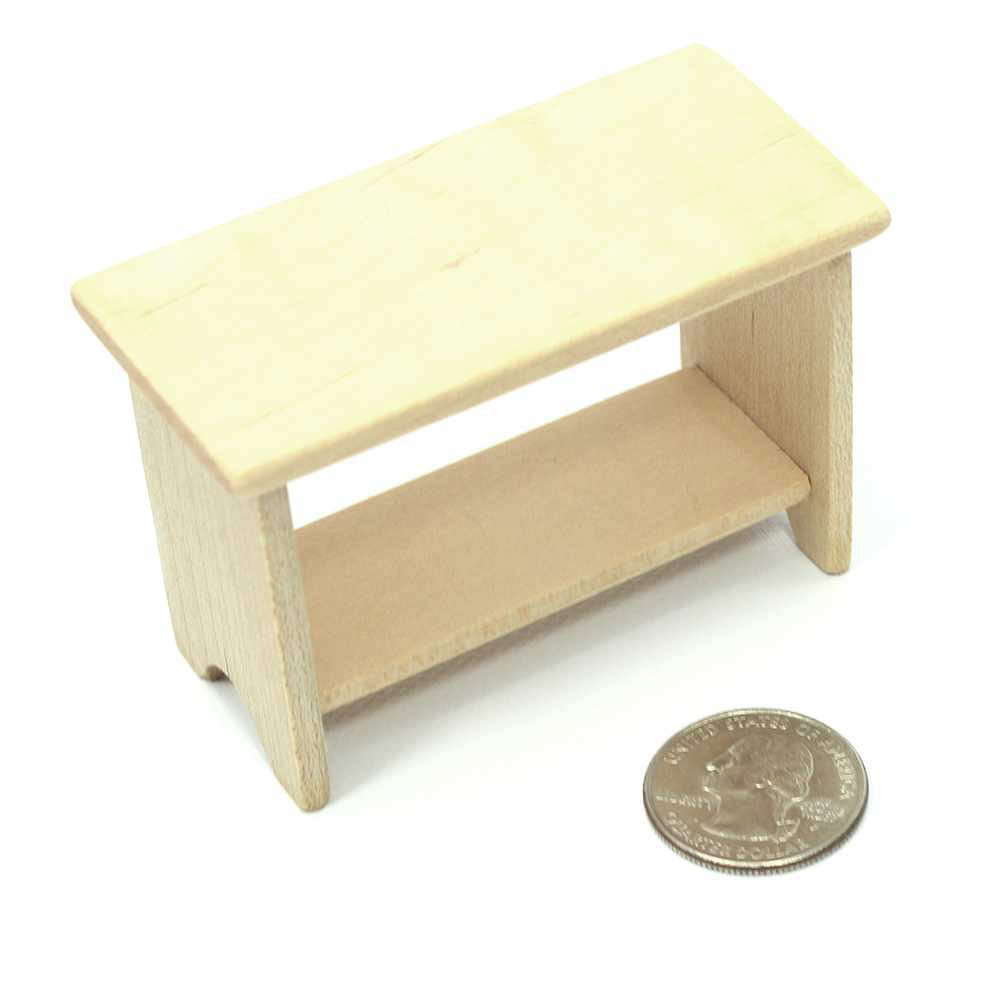 Mini Maple Console Table